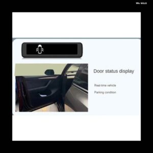 テスラ カー HUD エアコードメーター ダッシュボード デジタルスマートゲージヘッドアップ ディスプレイ モデル3 モデルY カーアクセサリー
