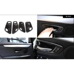 BMW 4個 カーボン 2014-2018 ABS 2シリーズ グランツアラー F45 F46 218I インテリアドアボウルカバー トリム カーアクセサリー