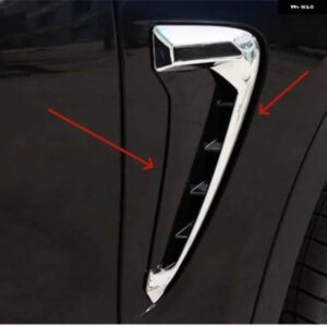 BMW サイドエアフローフェンダーカバー トリム ステッカー 装飾オートアクセサリーカー スタイリング X5 F15 X5M 2014-16
