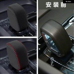 ボルボ XC60 XC40 XC90 2023-2025 自動車革 ギア シフト カバー
