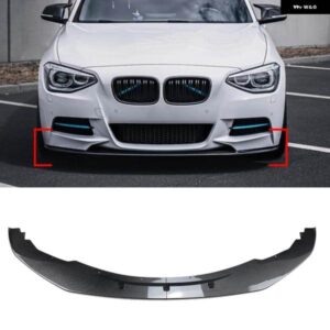 BMW フロント バンパー スポイラー スプリッターリップ 1シリーズ F20 F21 M スポーツ 2011-2015 118I 120I カーボンルック/グロスブラック下ブレード