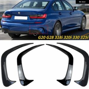 BMW リア バンパー リップ スポイラー M スポーツサイド エアベント アウトカバー 3シリーズ G20 G28 318I 320I 330 325I アクセサリー 2020-2022
