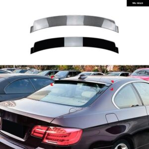 BMW 3シリーズ E92 クーペ M3 2006-2013 2ドアリアルーフ スポイラー ウイング カーボンルック/グロスブラック トランク リッドアッパースプリッターリップ