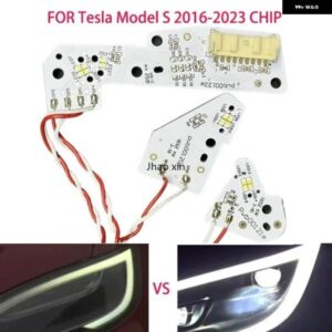 テスラ ホワイトライト モデル S 2016-2023 ヘッドライト DRL チップ バラスト 回路基板光源ボードチップ