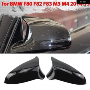 BMW F80 F82 F83 M3 M4 2014-19 ホーン明黒自動 外装 サイドドアバックミラー カバー
