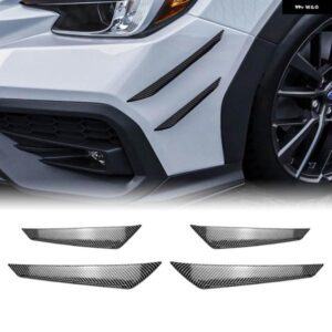 スバル フロント バンパー サイド エアベント トリム WRX STI VB 2022-2025 セダン 4ドアカーボンルック/グロスブラック
