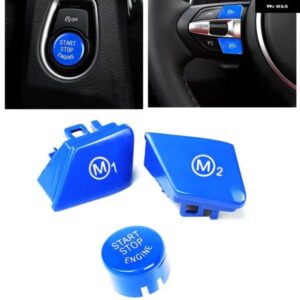 BMW ステアリングホイール スイッチ ボタン カバー + エンジン スタート ボタン キャップ F87 M2 F80 M3 F82 F83 M4 F20 F21 F22 F23 F30/F31 F32/F33/F36