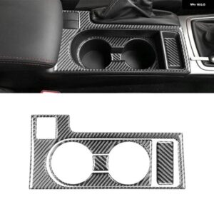 スバル カーボン インプレッサ 2009 2010 2011 LHD 中央 制御 水カップ ホルダー カバー トリム インテリア アクセサリー