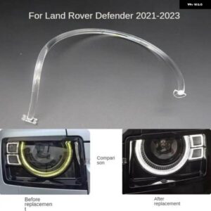 ランドローバー ディフェンダー 2021-2023 車 DRL 導光板導光管 ヘッドライト デイタイム ランニングライト ガイドエンジェルアイ