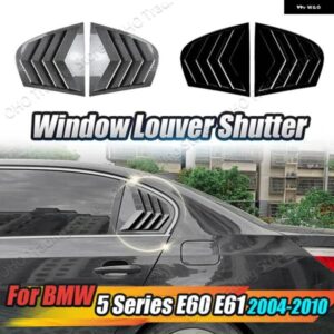BMW リアウィンドウシャッターカバー 5シリーズ E60 E61 523I 525I 528I 530I 535I 540I 550I M スポーツ M5 2004-2010 ルーバー サイドベント トリム