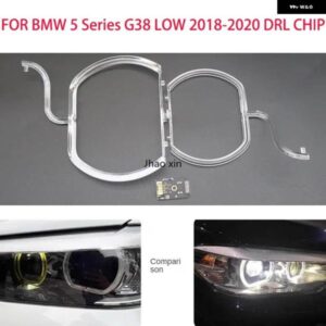 BMW 5シリーズ G30 低 2018-2020 ヘッドライト DRL ライトストリップエンジェルアイチップ バラスト モジュール ライト メンテナンス 部品