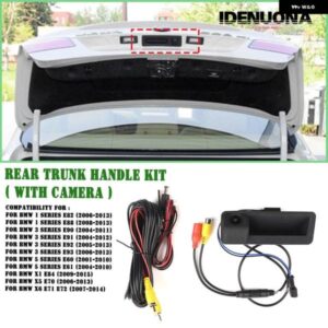 BMW 1/3/5シリーズ E60 E61 E90 E91 E92 E82 E88 X1 E84 X5 E70 X6 E71 E72 リア トランク テールゲートハンドルスイッチキャッチカメラ 付き