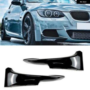 BMW フロント バンパー サイドスプリッターカバー 3シリーズ E92 E93 LCI M スポーツ 2010-2014 M-TECH 車アンダー エアベント 吸気 カナード スポイラー
