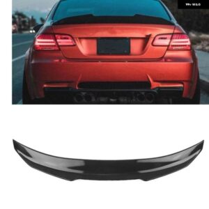 BMW 3シリーズ E92 E92 M3 クーペ 2ドア 330I 2006-2012 カーボンルック/グロスブラック PSM スタイル リア トランク スポイラー ウイン グリップ