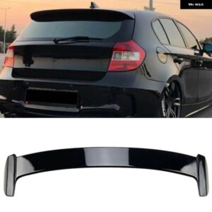 BMW リアルーフ スポイラー ウィング 1シリーズ E87 E81 116I 118I 120I ハッチバック 2005-2012 5ドアグロスブラック トランク アッパースプリッターリップ