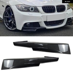 BMW 3シリーズ E90 E91 320I 330I M-TECH LCI 2005-2012 325I 328I フロント バンパー サイドスプリッターカバー フォグランプ エアベント スポイラー