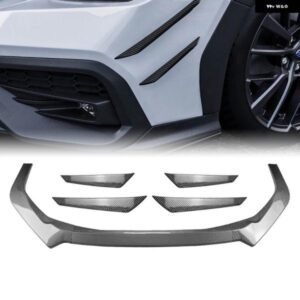 スバル WRX STI VB 2022-2025 セダン 4ドアフロント バンパー スポイラー スプリッター プロテクター リップ + サイド