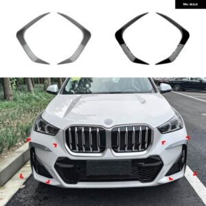 BMW X1 U11 U12 M スポーツ 2023-2024 フロント バンパー サイドベント スポイラー トリム 吸気ベント フレーム スプリッターリップカバー カナード キット