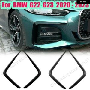 BMW 4シリーズ G22 G23 G26 M スポーツ 420I 425I 430I M440I 2020-2022 2023 + フロントライト フレーム カバー トリム レーシング ステッカー GRILLEOR