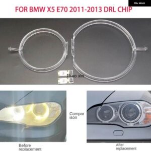 BMW X5 E70 2011-2013 ヘッドライト DRL ライトストリップエンジェルアイチップ バラスト モジュール イルミネーション メンテナンス アクセサリー