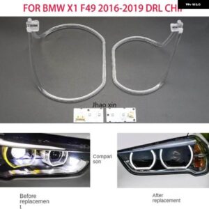 BMW X1 F49 2016-2019 ヘッドライト DRL ライトストリップエンジェルアイチップ バラスト モジュール イルミネーション メンテナンス アクセサリー