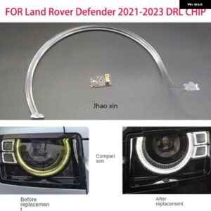 ランドローバー ディフェンダー 2021-2023 ヘッドライト DRL ライトストリップ エンジェルアイズ チップ バラスト モジュール ライトリペアアクセサリー