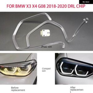 BMW X3 X4 G08 2018-2020 ヘッドライト DRL ライトストリップエンジェルアイチップ バラスト モジュール イルミネーション メンテナンス アクセサリー