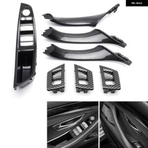 BMW 5シリーズ F10 F18 2010-2017 520I 523I 525I 528I 530I 535I インテリアドアハンドル ノブカバー + ウィンドウリフトスイッチ パネル トリム