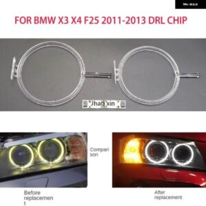 BMW X3 X4 F25 2011-2013 ヘッドライト DRL ライトストリップエンジェルアイチップ バラスト モジュール イルミネーション メンテナンス アクセサリー