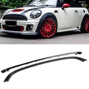 BMW ミニクーパー R55 R56 R57 R58 R59 2007-15 JCW グロスブラックフロント バンパー グリル モールド トリム 上部 + アンダーフード グリル フレーム