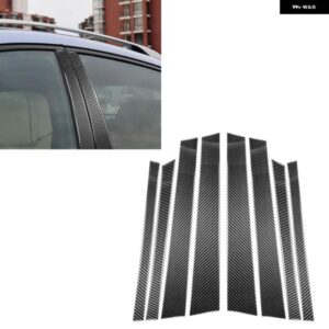 BMW 8個 車 外装 ウィンドウ B ピラー カバー トリム X6 F16 2014-2018 カーボン ステッカー ストリップシールガスケット フロントガラス シェード