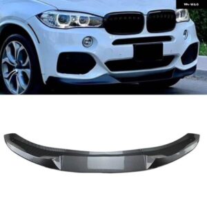 BMW 2014-18 X5 F15 M スポーツフロント バンパー スポイラー リップ車アンダースプリッターブレードカーボンルックガードプレート