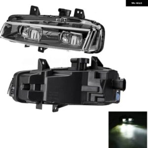 ランドローバー フロント バンパー フォグランプ レンジローバー EVOQUE 2010-2015 黒車ダイナミックウインカーデイ デイタイム ラン