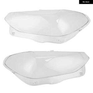 BMW 1ペア フロント ヘッドライト レンズ カバー X3 X4 G01 G02 G08 2018-2021 ヘッドライト ランプランプ シェード 63117466131 63117466132