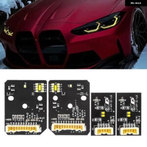 BMW 4シリーズ M3 M4 425 430 G22 G23 G26 G80 G82 フロント ヘッドライト ヘッドランプ ヘッド LED DRL デイタイム ランニングライト デイランプボード
