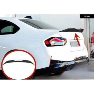 BMW トランク スポイラー 2シリーズ G42 M235I M240I クーペ 2022 ABS ブラック/カーボン トランク スポイラー 装飾アクセサリー