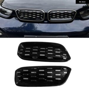 BMW 2個 フロント グリル レーシング グリル I3 I01 I01 LCI 2014-20 アッパー バンパー フードメッシュカバー グリッド キット