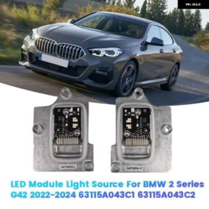 BMW 1ペア フロント LED モジュール デイタイム ランニング光源 63115A043C1 63115A043C2 2シリーズ G42 2022-2024 220I 230I 218