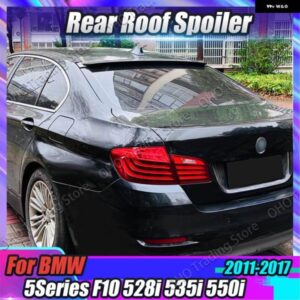 BMW 5シリーズ F10 モデル M5 2011-2017 リア トランク ミドルルーフ スポイラー テール ウイング スプリッターグロスブラック トリム 528I 535I 550I