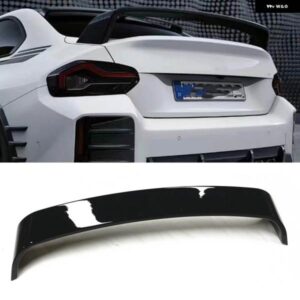 BMW 新 2シリーズ G42 M235I M240I 2022-2023 クーペ 2ドアグロスブラックリア トランク リッド スポイラー ウィング DECKLID スプリッターリップキット