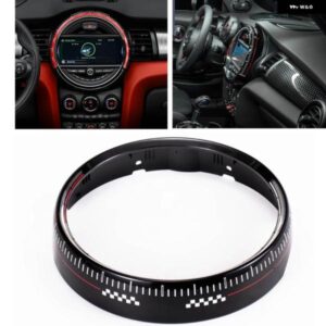 BMW 6.5インチ /8.8インチインチ センター コンソール マルチメディアスクリーンカバー リング フレーム トリム ミニクーパー F55 F56 F57 2014-2019