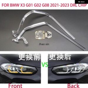 BMW X3 G01 G02 G08 2021-2023 ヘッドライト DRL ライトストリップエンジェルアイチップ バラスト モジュール イルミネーション メンテナンス 部品