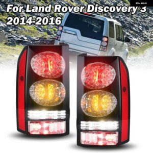 ランドローバー 1ピース 左/右 LED テールライト ディスカバリー 3/4 2004-2016 リアライト ストップブレーキ ランプ ドライビングライト リア フォグライト