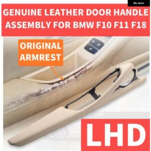 BMW LHD RHD レザードライバー車内インナードアハンドル プル アウター フレーム アームレスト サポート ブラケット 5シリーズ F10 F18 10-17