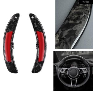 ポルシェ ステアリングホイール シフト パドル シフター 延長 カーボン 911 991 マカン カイエン パナメーラボクスター/ケイマン