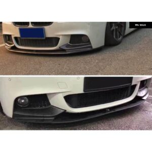 BMW フロント バンパー リップスプリッター スポイラー 4 セグメントフロントシャベルガード 5シリーズ F10 F18 535I 528I M スポーツ 2011-2017