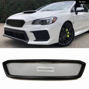 スバル フロント グリル インプレッサ WRX/WRX STI 2018-2020 ハニカム スタイル グラスファイバー/カーボンアッパー バン