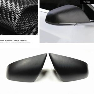 テスラ ミラー カバー モデル S 2012-2020 アドオンマットカーボン車 外装 サイドバックミラー ケース逆リアビューキャップシェル