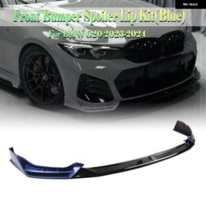 BMW 3シリーズ G20 LCI 330I M340I スポーツ 2023-2025 フロント バンパー スポイラー リップ + サイドスプリッターコーナーカバー プロテクター ガード