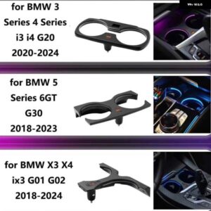 BMW 11色 LED カップライト 3/4/5シリーズ 6GT X3 X4 G20 G30/G32/G01/G02 カップ装飾ライトカップ ホルダー アンビエントライト